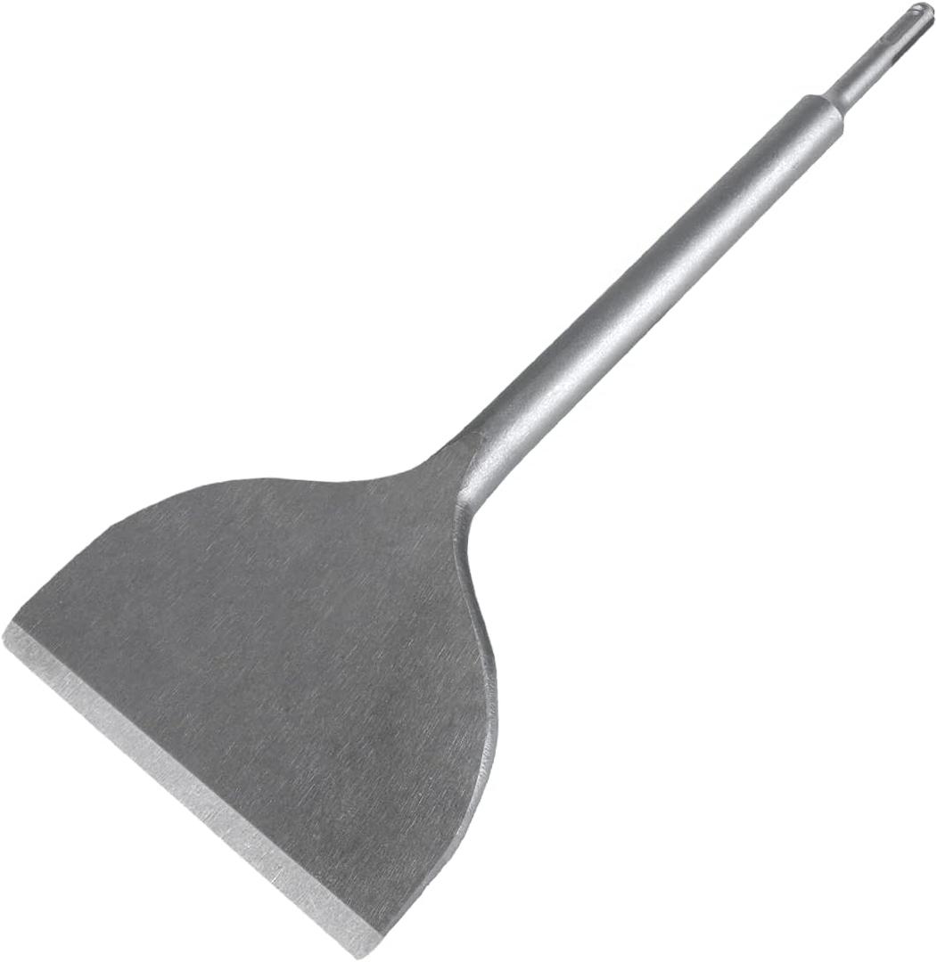Narwhal 6" Wide SDS Plus Chisel Bit (Industrial Grade - 6" x 14") Tile Grout Thinset Removal Tool - Compatible with All SDS Plus Impact Rotary Hammers