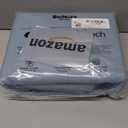 Bedsure Mineral Blue Duvet Cover King Size - 3 Pieces Prewashed Cotton-Like Polyester Extra Soft Bedding Set, Includes 1 Duvet Cover 104x90 Inches with Zipper Closure & 2 Pillow Shams, No Comforter