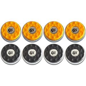 (Dia.58mm)2-1/4'' Shuffleboard Pucks, Matt surface Set of 8 Orange/Black