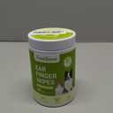 Ear Finger Wipes for Dogs & Cats, Thicker Dog Ear Cleaner Wipes, Natural Relief Cat Ear Cleaner Dog, Pet Health Supplies for Dog Small Animal Cat, Aloe Scent Deodorizing - 50 Count