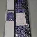 FD Wireless Keyboard and Mouse Combo | Cute Colorful Keyboard and Mouse with 2.4GHz Cordless Retro Typewriter Keyboard | Auto-Sleep | USB Receiver for Windows PC/Laptop - Black Purple Gradient