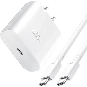 S24 S25 S23 A16 Samsung Charger Super Fast Charging 45W USB C Super Fast Charger with 6FT Type C Charger Cable Cord for Samsung Galaxy S25/S25+/S24/S23/S22/Ultra/Plus/FE,Z Fold,Z Flip,A55,A15,A56,A26