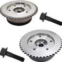 2pcs Engine Intake & Exhaust Variable Timing Sprocket Camshaft Gear for Buick Lacrosse Regal Verano, Chevy Captiva Cobalt Equinox HHR Impala Malibu, GMC Terrain, Pontiac G5 | 917-270 917-254