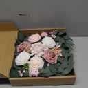 Wedding Arch Flowers Set of 2, Artificial Flowers for Decoration for Wedding Ceremony Backdrop, Wedding Floral Arrangement for Arch, Wedding Welcome Signs, Reception Decor (Dusty Rose)