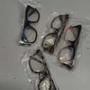 Progressive Multifocus Reading Glasses for Women Men Blue Light Blocking Spring Hinge Square Computer Readers, 4 Pack, Magnification Strength: 1.5 Diopters