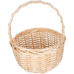 MAGICLULU Wicker Picnic Basket with Handle Hand Woven Easter Holder for Outdoor Camping Wedding Storage and Shopping Lightweight and Multifunctional Basket for Every Occasion