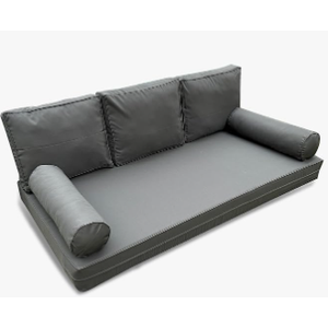 Outdoor Daybed Cushion Cover Twin,Daybed Mattress Bolster Pillow Fitted Sheet Cover,Twin Size Outdoor Daybed Cushion Cover(Cover ONLY Size 6" D x 75" W x 39" H,Dark Gray Outdoor Daybed Cushion Cover Twin,Daybed Mattress Bolster Pillow Fitted Sheet Cover,Twin Size Outdoor Daybed Cushion Cover(Cover ONLY Size 6" D x 75" W x 39" H,Dark Gray