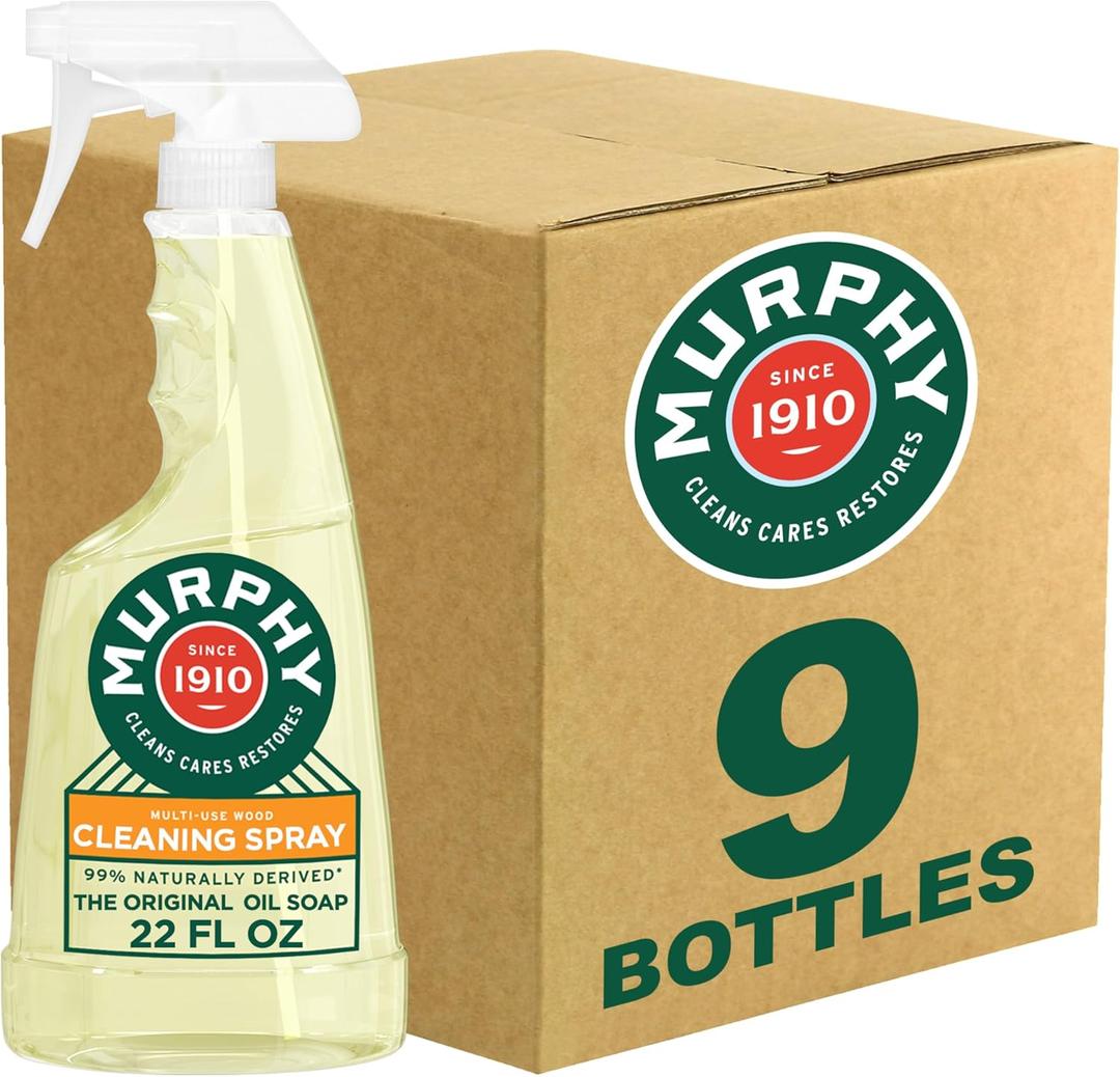 Murphy Oil Soap Wood Cleaner, Orange (01031CT) (2.44 Fl Oz (Pack of 9))