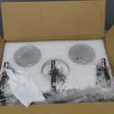 Bathroom Vanity Light Fixtures Over Mirror 3-Light Hammered Glass Wall Mounted Modern Oil Rubbed Bronze - VL01ORBH-3