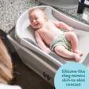 The First Years First Suds Newborn to Toddler Tub 3 Stage Baby Bathtub with Soft, Non-Slip Infant Sling Birth to 25 Pounds