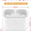 Wireless Charging Case Only Compatible with AirPods Pro 1st and 2nd Generation - Replacement Sleeve 680mAh White