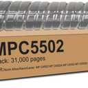 MP C4502 C5502 Black Toner Cartridge 1 Pack, 841751 Compatible with Ricoh Aficio/Savin/Lanier MP C4502 C4502A C5502A C5502 Printer | 31,000 Pages
