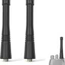 CP200 HT1250 Radio VHF Stubby Antenna Replacement 136-174 MHz Compatible with Motorola HT1550 PR400, CP, HT, GP & PR Series Two Way Radios Antenna Snag-Resistant Low Profile (HAD9742)