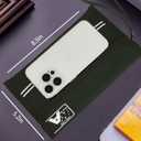 Signal Blocking Bag for Phones and Car Keys, Wallet Shielding Pouch Privacy Protective Case,Anti-Theft Tracking,Cell Phone Bluetooth/WiFi/GPS/Phone Bag (Green)