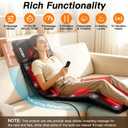 Full Body Massage Mat with Movable Neck Massager or Back Massager with Heat,Heated Massage Chair Pad Gifts for Mom,Dad,Women