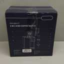 Hot & Iced Coffee Maker with Bold Setting, Single Serve Coffee Maker for K Cup and Grounds, 6-14 Oz Brew Sizes, 50 Oz Removable Water Tank, One Cup Coffee Machine with Reusable Filter, Black