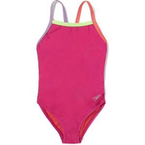 Speedo Girl's Swimsuit One Piece Thin Straps (10)