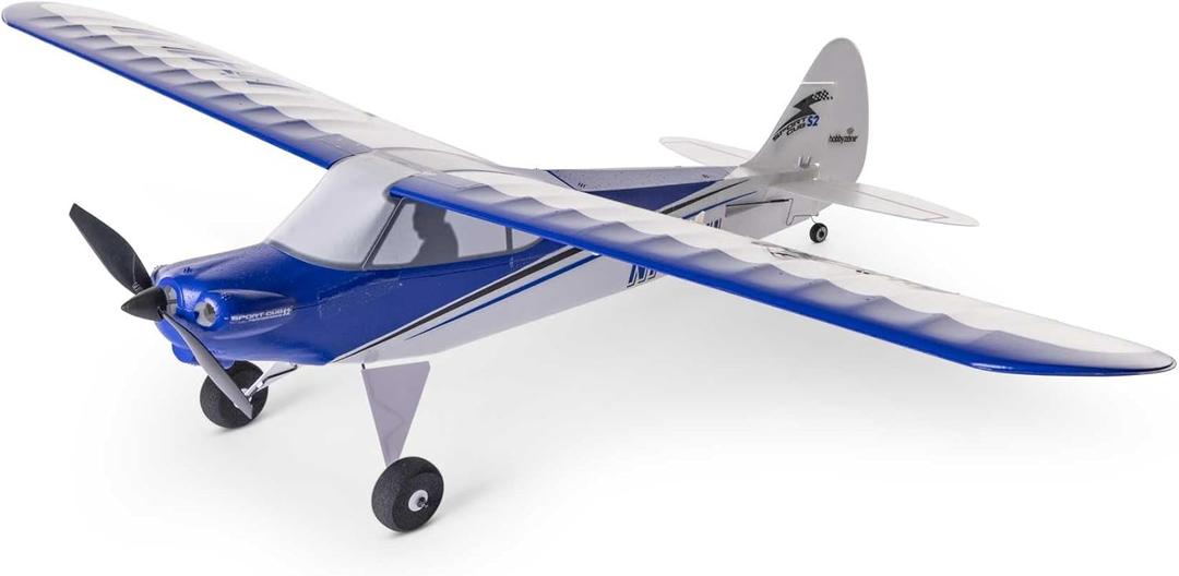 HobbyZone RC Airplane Sport Cub S 2 615mm RTF Everything Needed to Fly is Included/Safe Technology HBZ444000,White/Blue