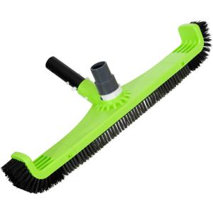Sepetrel 20" Pool Vacuum Brush Head for Cleaning Pool Walls, Heavy Duty Inground/Above Ground Swimming Pool Scrub Brushes with Curved Ends