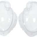 NewYall Left and Right Clear Headlight Lens Shell Cover for Mini Cooper R56 2009-2013