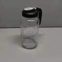 AOZITA 64 oz Glass Pitcher with Lid - 2 Quart Mason Jar Pitcher with Filter Lid, Wide Mouth Jar Leak-proof Water Jug, Heavy Duty Glass Container for Water, Juice, Milk, Tea, Iced Coffee, and Drinks