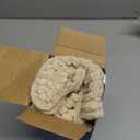 MIULEE Decorative Throw Pillow Covers for Couch Bed Livingroom 20x20 Inch Set of 2 Cream Boho Accent Throw Pllows Broadside Striped Patchwork Soft Corduroy Pillowcases