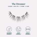 FlutterHabit The Dreamer prepTECH Classic 6 Pair Underlash Extensions, 7–14mm Wispy Lash Clusters, Reusable Under Lash Eyelashes for At Home Application, Medium Volume Doll Eye, Adhesive Required