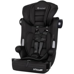 Baby Trend Hybrid SI 3-in-1 Combination Booster Seat, Hoboken Black – Side-Impact Protection, 3-Stage Growth Design, Adjustable Headrest, Cushioned Comfort