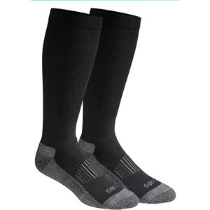 Dickies Men's Light Compression Comfort Over-The-Calf Socks, 15-17