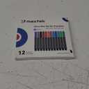 maxtek Dry Erase Markers, 0.7mm Ultra Fine Tip, Low Odor, 12 Count