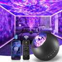 One Fire Galaxy Projector, Vibrant Galaxy Light Projector, White Noise & Bluetooth Room Lights for Bedroom,Remote Timer Kids Night Light,Cute Room Decor for Teen Girl Gifts Trendy Stuff