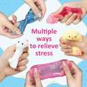 15pcs Taba Squishy Toys Kit, Squishy Fidget Toys for Kids & Adults, Kawaii Squishies Stress Relief Squeeze Toys Classroom Party Favors for Kids 4-8 8-12, Sensory Fidget Birthday Gifts for Boys & Girls
