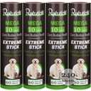 10 inch Lint Roller Refill Compatible with Large Mega 10 in Wide Lint Rollers, Pack of 4 Refills, 60 Sheets per Refill, Total 240 Extreme Stick Sheets