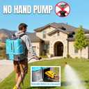 SideKing 5.2 Gallon Battery Powered Backpack Sprayer, 120 PSI Powerful Electric Sprayer Compatible with DeWalt 20V Battery, Max 1.0 GPM, 5 Nozzles & 2 Spray Wands for Lawn, Yard, Weed & Pest Control