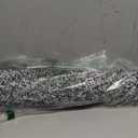 Super Area Rugs Farmhouse Braided Rug Cotton Kitchen Reversible Carpet Black & White, 20" X 40" Half Circle (1'8" x 3'4" (Semicircular))