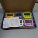 6 Pack Multi-Function Electronic Timer - Magnetic Digital Timers Big LCD Display The Loud/Silent Switch Countdown Timer Extensively Use in Break Time, Cooking,Gym, Meeting, Classroom