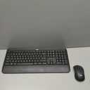 Logitech MK540 Advanced Wireless Keyboard and Mouse Combo for Windows, 2.4 GHz Unifying USB-Receiver, Multimedia Hotkeys, 3-Year Battery Life, for PC, Laptop