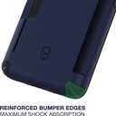 PATCHWORKS Galaxy S10 Plus Case [Level Wallet Series] Rugged Hybrid Shockproof Dual Layer TPU + PC Case [Military Grade Drop Test Certified] [Wireless Charging Compatible], Navy Blue