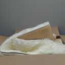 Thick Area Rug 6x9 Cream White Fluffy Shag for Bedroom Living Room, Soft Plush Washable Thickened Non-Slip Fuzzy Furry Carpet, Modern Shaggy Large Rugs for Kids Nursery Boys Girls Dorm, Ivory