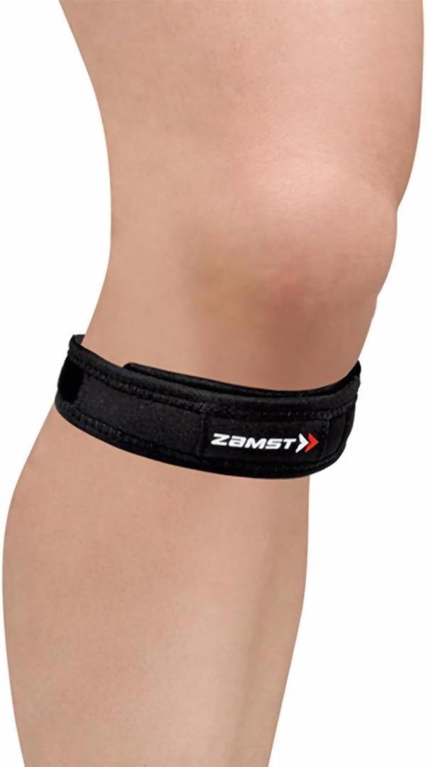 Zamst JK Band Sports Patella Band - Patella Knee Brace with Pressure Paid for Tendon Pain Relief - For Light Sports, Running, Hiking, Tennis, Athletics (Medium)
