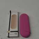 Silicone Makeup Brush Holder Travel Cosmetic BagSoft Portable Cosmetic Face Brushes Holder with Upgrade Anti-Fall Out Magnetic Closure, Large Travel Makeup Brush Case - Bright Pink