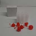 Norcalway 12 oz Condiment Squeeze Bottles for Sauces - Leak Proof - 6 Pack