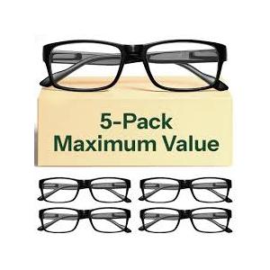 Gaoye Professional Reading Glasses for All Day - Computer Readers with Blue Light Protection - Value Pack 1.0 x