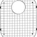 Serene Valley Sink Bottom Grid 13-11/16" X 16-5/8", Rear Drain with Corner Radius 3-1/2", Sink Protector NDG1416R