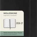 Moleskine Classic 18 Month 2026-2027 Weekly Planner, Soft Cover, Pocket (3.5" x 5.5"), Black, 208 pages