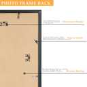 Wood 19.25x26.75 Puzzle Frame with 18x24 Mat Black, Display 18x24 with Mat or 19.25x26.75 Without Mat, Wood 19.25 by 26.75 Photo Frame, 19.25 x 26.75 Picture Frame for Wall Hanging Display, Black