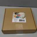 HAND U JOURNEY Craft Punch Needle Coasters Kit - 6 Patterns with Adhesive Felt, Yarns, Embroidery Hoop - Perfect for Adults, Beginners, and Starter with Instructions