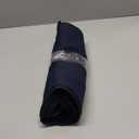 Medium Canvas Tote Bag Heavy Duty Roomy Grocery Shopping Carry Beach Bag Handbag- Navy Blue 2pcs