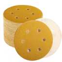 6 Inch Sanding Discs Hook and Loop, 80 120 220 320 400 Grit Sandpaper Disc for Orbital Sander, Professional for Automotive and Woodworking, 100 Pack(20 Pack for Each Grit)