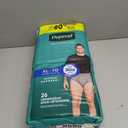 Depend Fresh Protection Adult Diapers, Incontinence Underwear for Men, Disposable, Maximum, Extra-Large, Grey, 26 Count